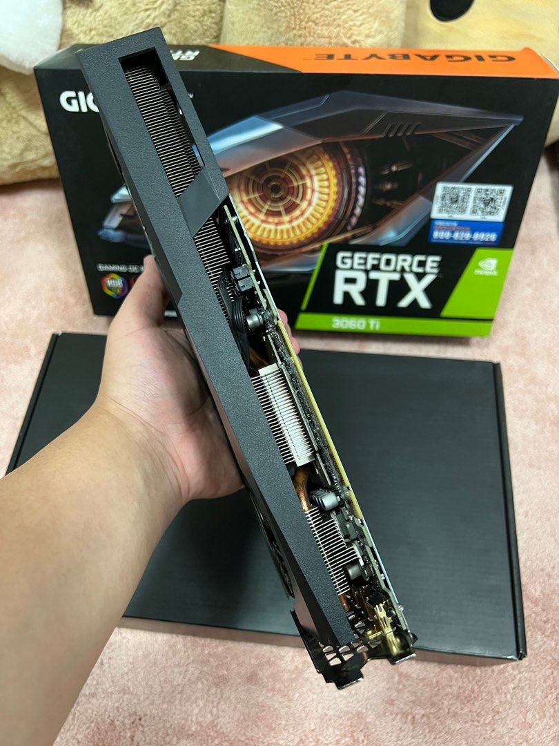 Rtx 3060 Ti Gigabyte OC full set with box, Computers & Tech, Parts ...