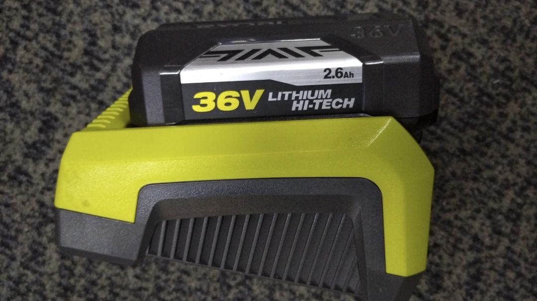 Ryobi 36V 2.6Ah Battery with Charger, Furniture & Home Living, Home