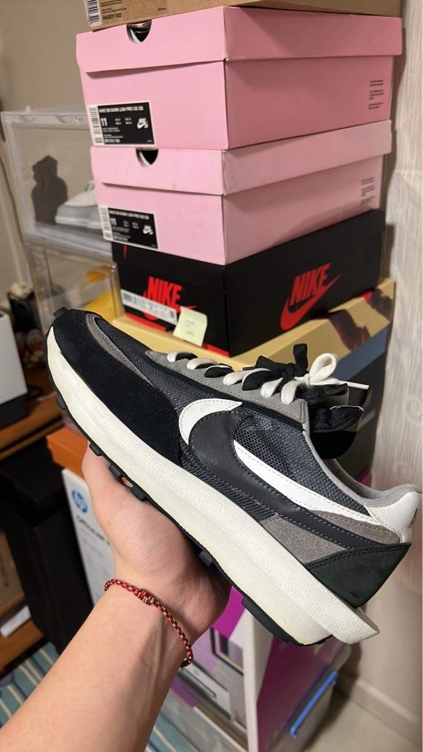 sacai ld waffle black