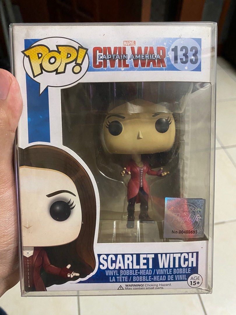 Scarlet Witch (Vaulted & First Appearance) Funko Pop - Bundle (Category: Figurines & Statues) located in Malabon City. Submitted by rarappp (Listing ID 1208990808, Image 2). Description: Sold as a bundle but can be sold individually also. Selling (If individually) Scarlet Witch (Civil War) - 2.5k Scarlet Witch (First Appearance) - 700 If bundle - 3000 Both NOOB and box condition are both 9/10. Comes with a free protector. RFS: Need funds for upco