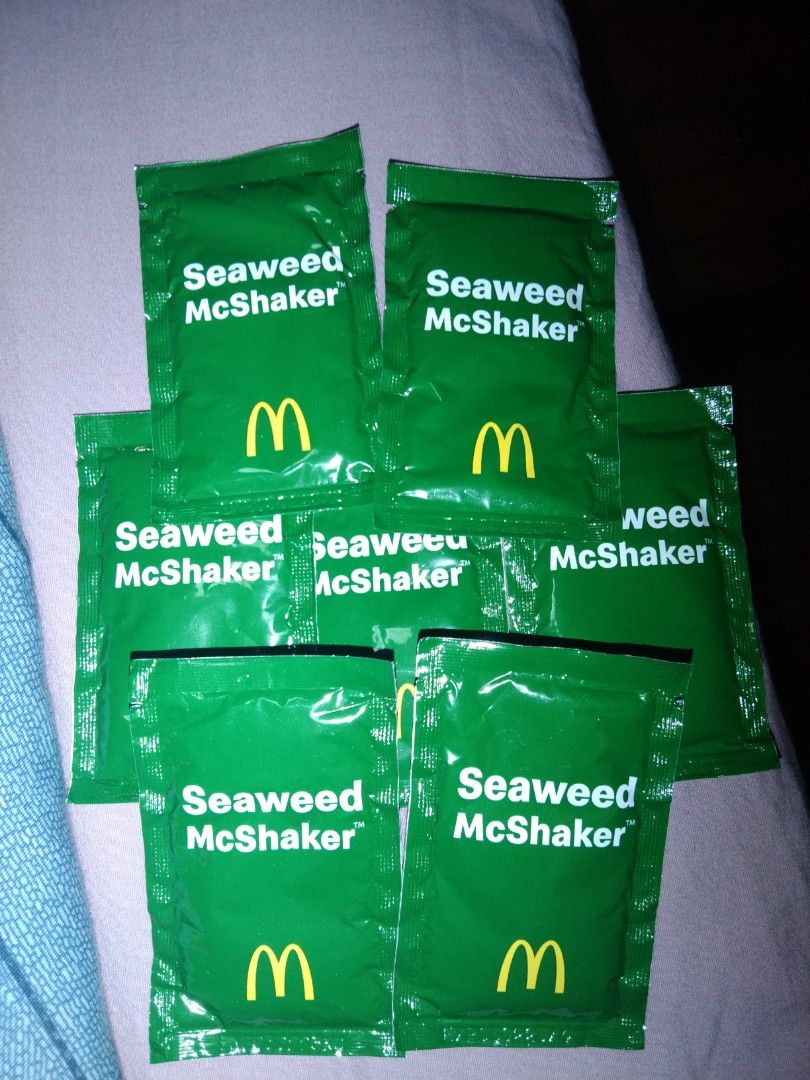 *HAVENT EXPIRED !!!* SEAWEED SHAKER FRIES SEASONING MCDONALDS SINGAPORE