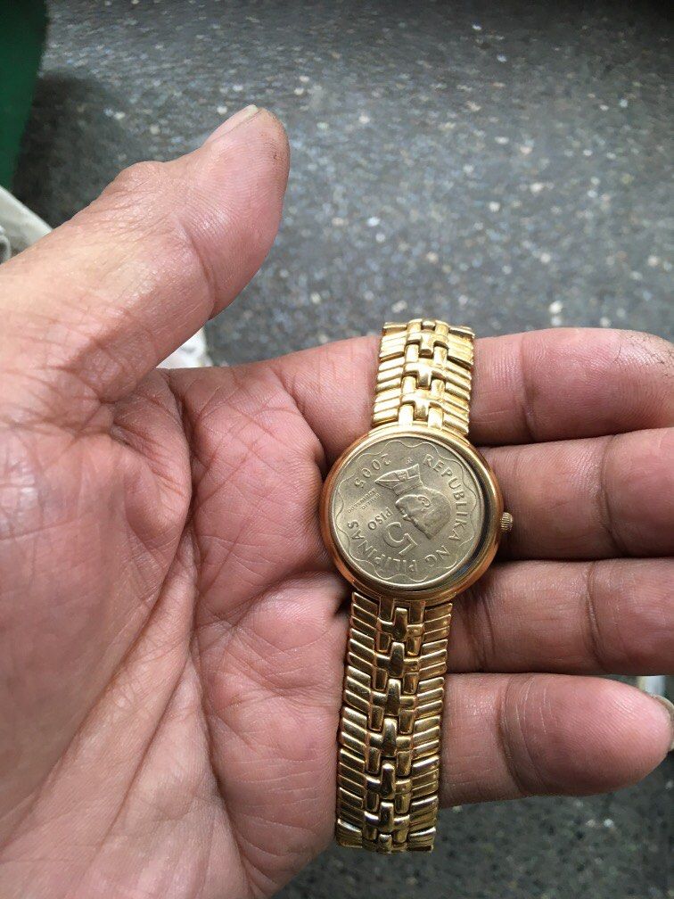 seiko quartz gold plated original, Luxury, Watches on Carousell