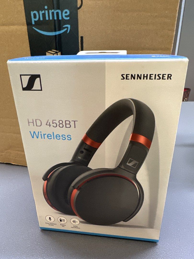 Sennheiser HD 458BT Active Noise Cancellation Wireless Headphone ...