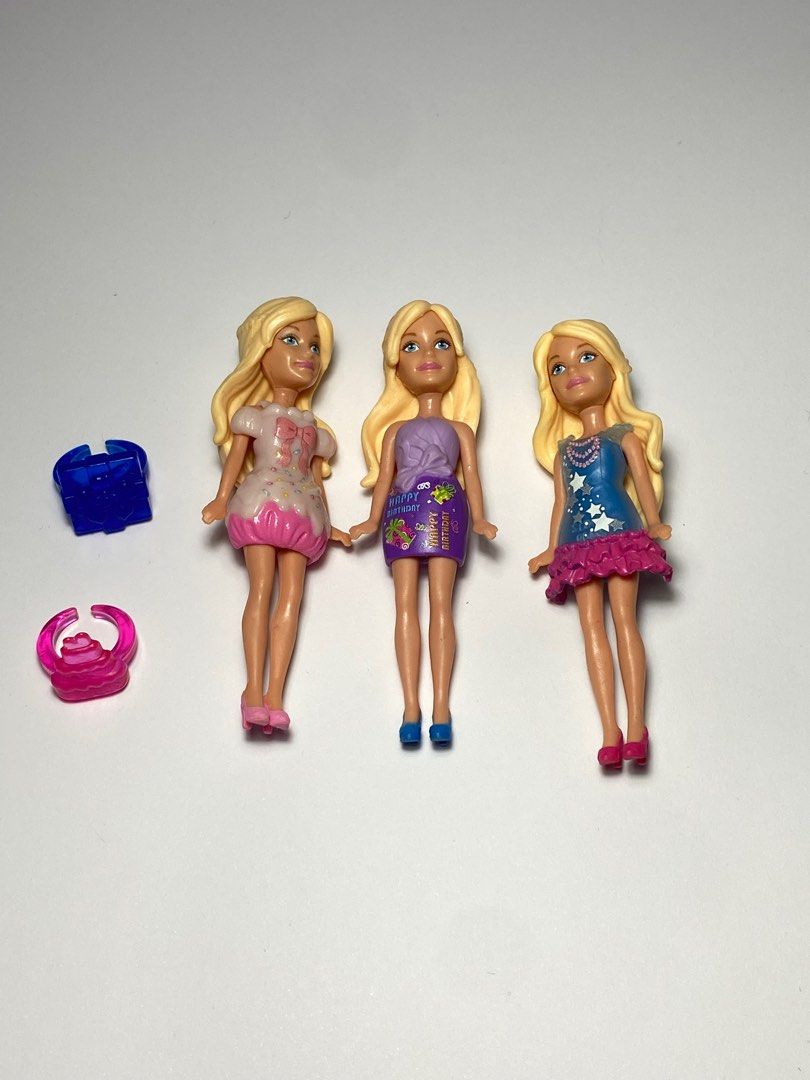 Set Barbie Polly Pocket Dolls, Hobbies & Toys, Toys & Games on Carousell