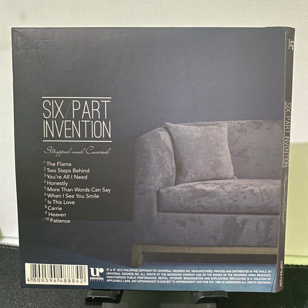 Six/Part Invention Stripped and Covered, Hobbies & Toys, Music & Media ...