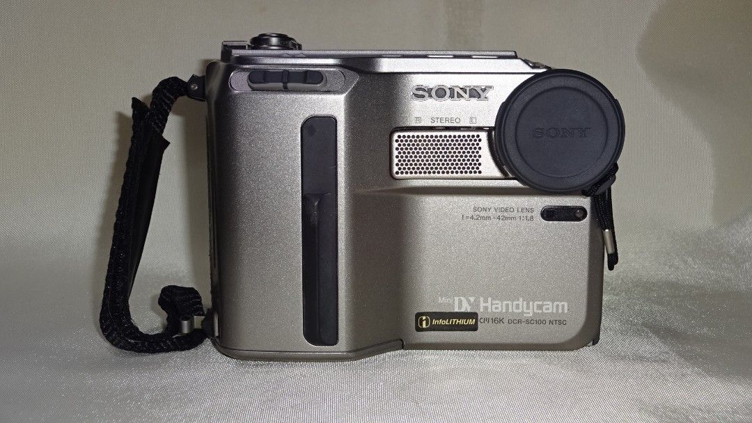 SONY DCR-SC100 Digital Video Camera Recorder (Category: Video Cameras) located in Paranaque City. Submitted by kutoi.ancheta (Listing ID 1208985164, Image 1). Description: SONY DCR-SC100 Digital Video Camera Recorder mini DV Digital Camcoder ₱1000 condition: for display, collection purposes! defective, NO power! As is only! Defects included! No warranties! pm for inquiries. #sonyvideo #sonycamcoder #dcrsc100 #sonyminidv.