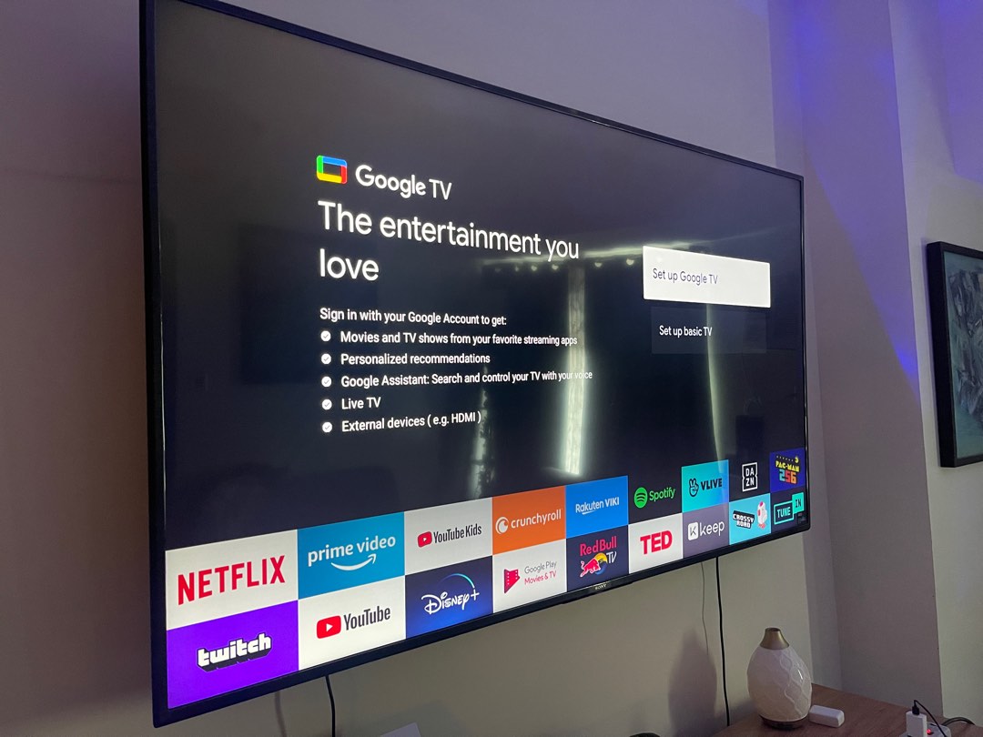 SONY GOOGLE TV 75 inches HOME ENTERTAINMENT, TV & Home Appliances, TV