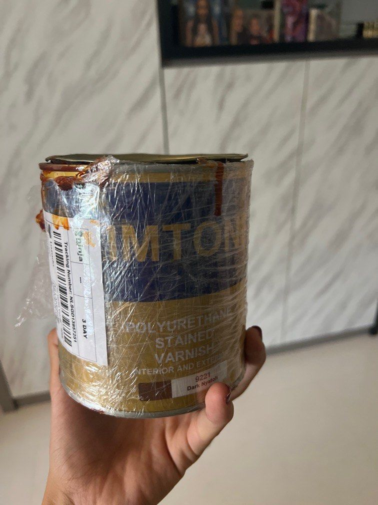 Stained wood varnish, Hobbies & Toys, Stationery & Craft, Craft Supplies & Tools on Carousell