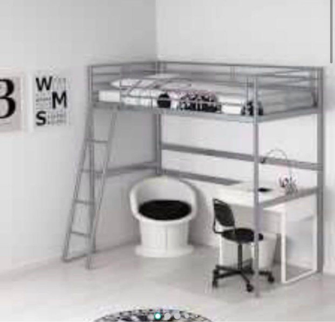 Strava loft bed Ikea, Furniture & Home Living, Furniture, Bed Frames