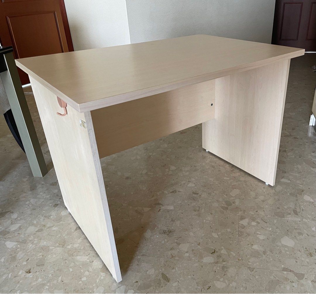 wood office computer desk