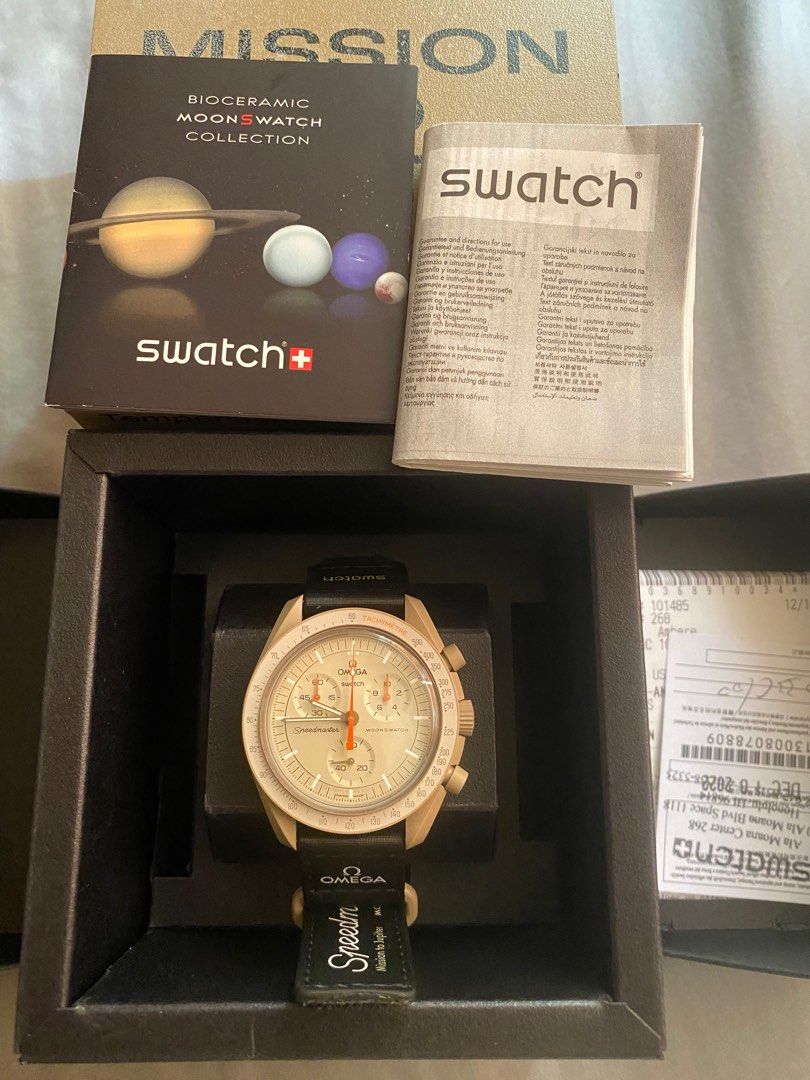 Swatch x Omega Moonwatch Jupiter not Tag Heuer Men #39 s Fashion Watches