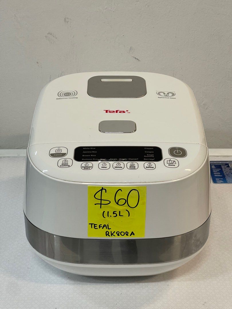 TEFAL RK808A DELIRICE PRO FUZZY LOGIC RICE COOKER (1.5L) Condition 8/10