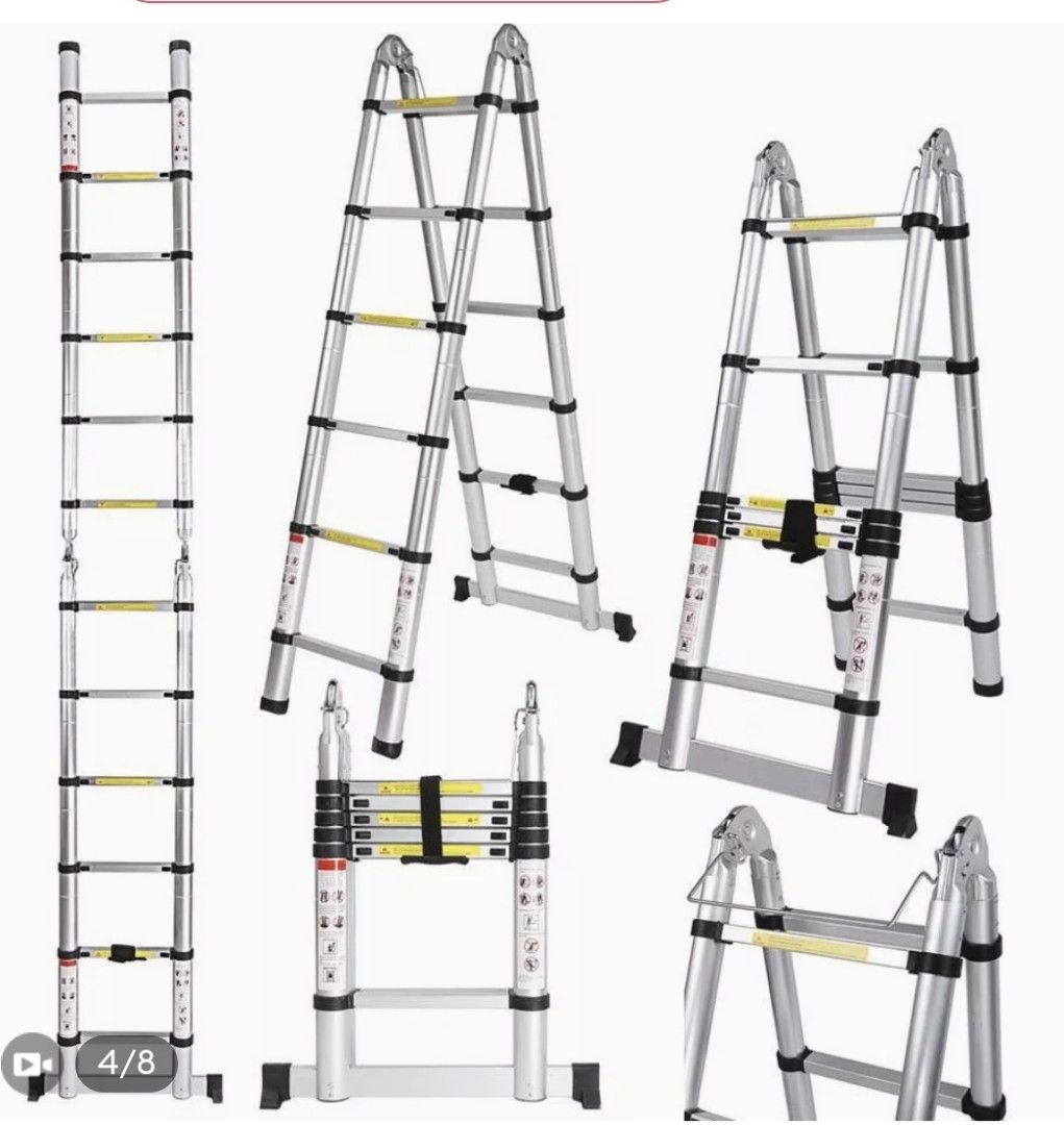 Telescopic Ladder, Furniture & Home Living, Home Improvement