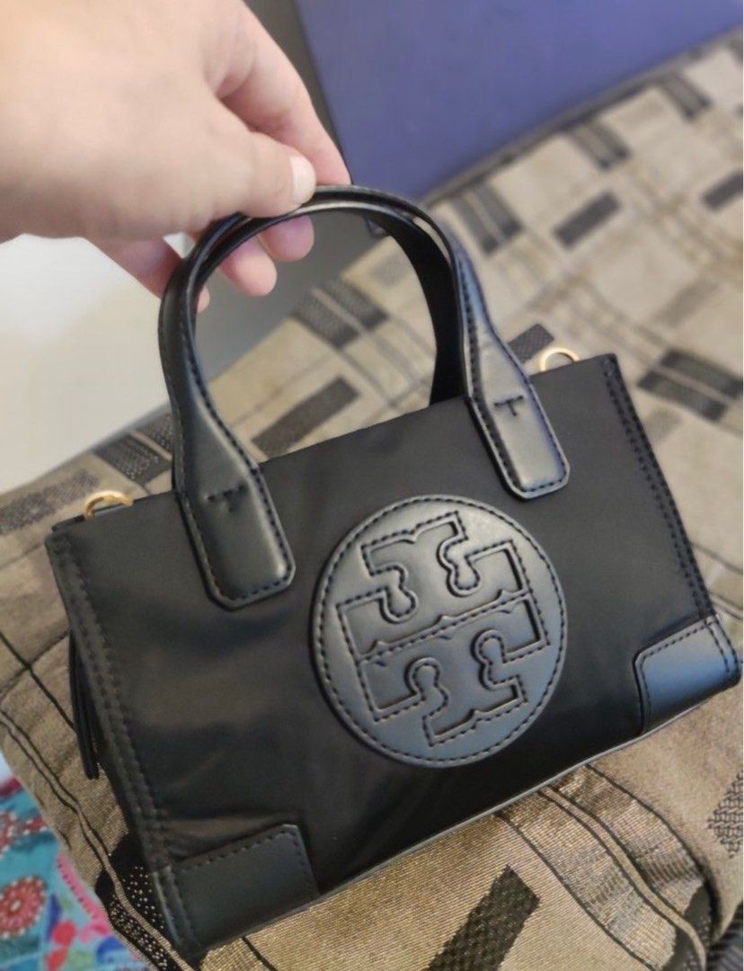 Authentic Tory Burch Ella Micro Tote, Luxury, Bags & Wallets on