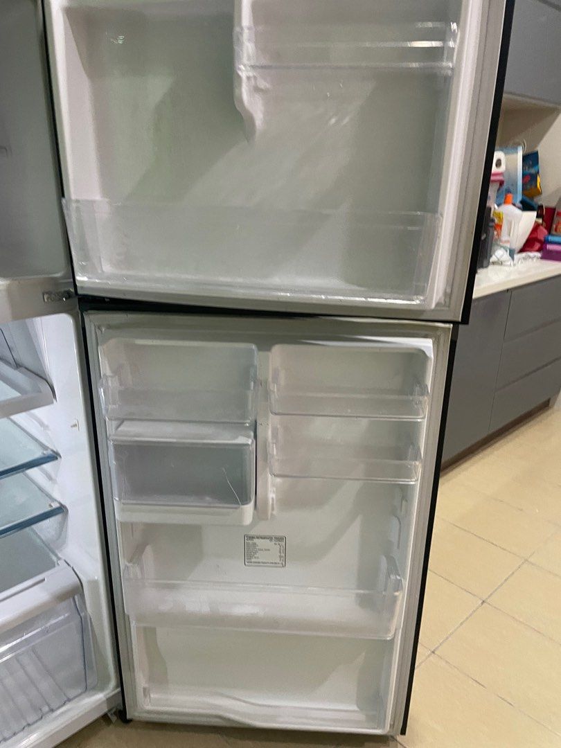 Toshiba Refrigerator Freezers 430L Black glass with Inverter TV Home Appliances Kitchen Appliances Refrigerators Freezers on Carousell