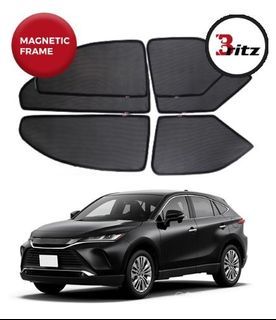 Toyota Harrier New And Old Model (Premium BRITZ Shades) Customised Magnetic Sunshade