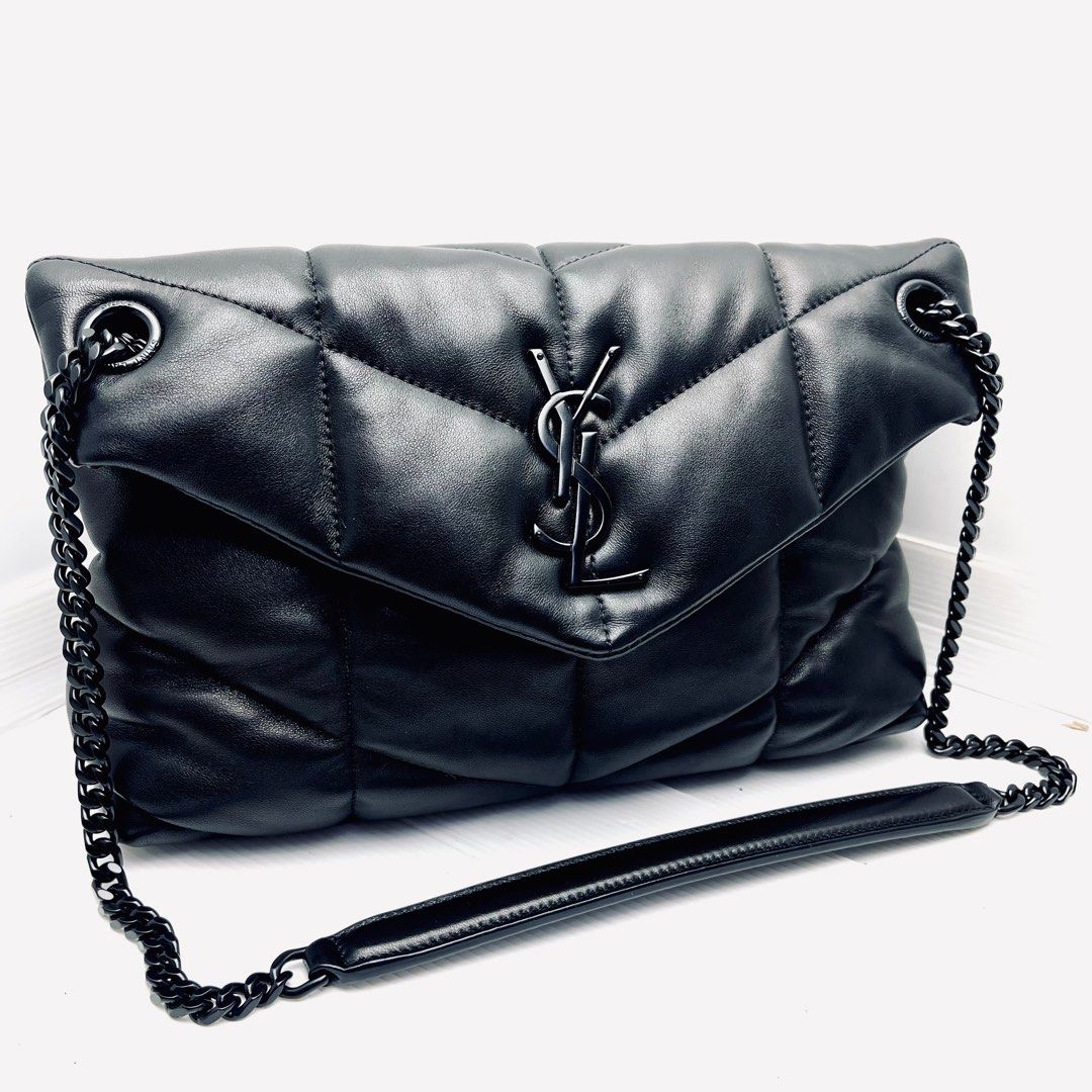 YSL croc sling bag, Luxury, Bags & Wallets on Carousell