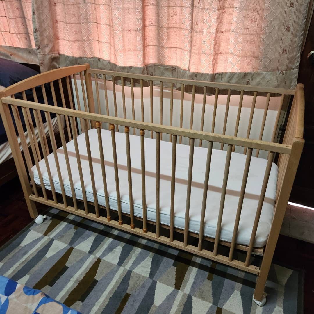 Twin cot with mattress sales