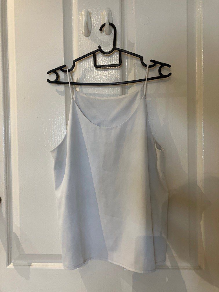 White spaghetti strap top shop