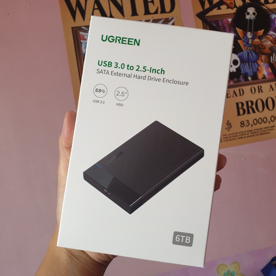 Ugreen External Hard Drive Enclosure, Computers & Tech, Parts