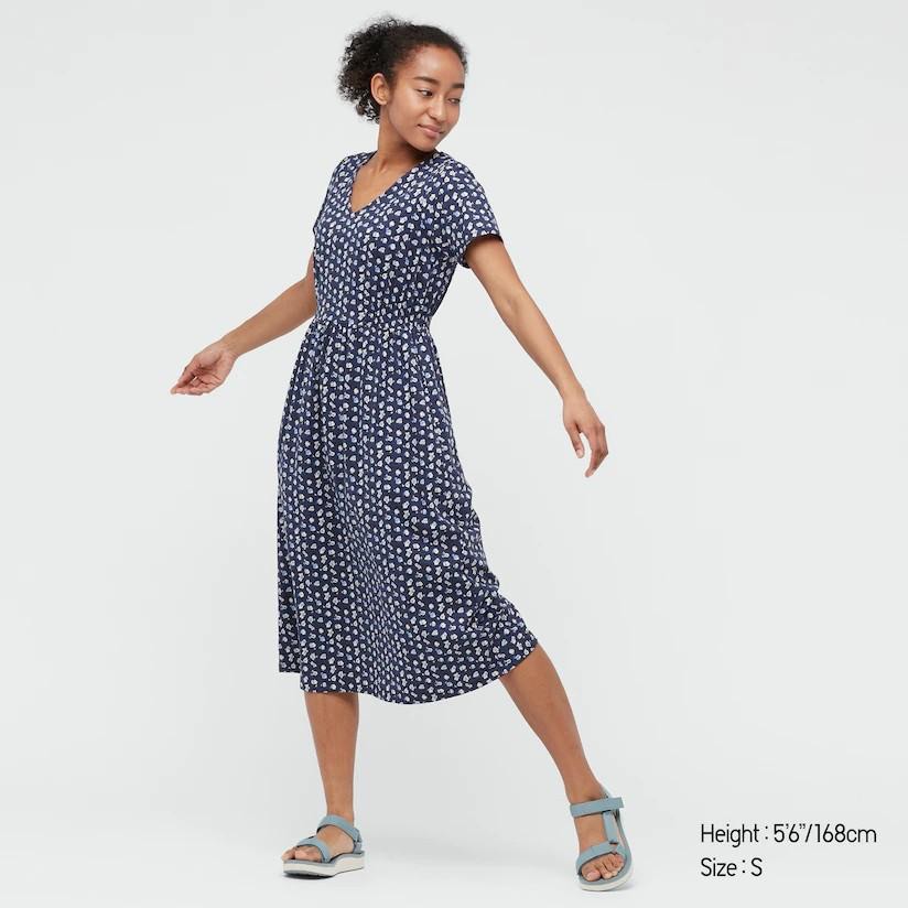 Uniqlo midi online dress