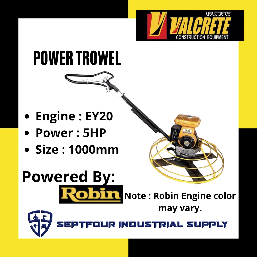 Valcrete Power Trowel Powered By Robin Engine (Helicopter), Commercial ...