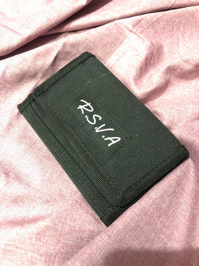 Velcro wallet fabric in black, Men's Fashion, Watches & Accessories