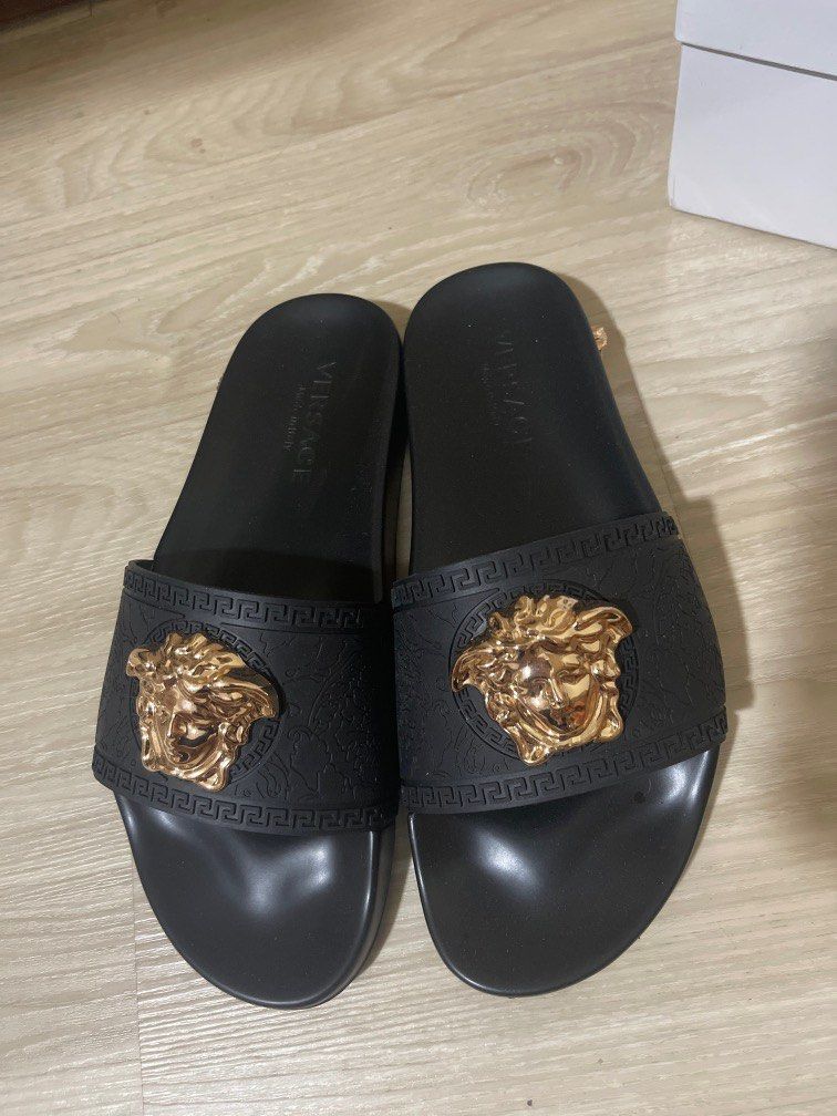 Versace slides, Luxury, Sneakers & Footwear on Carousell
