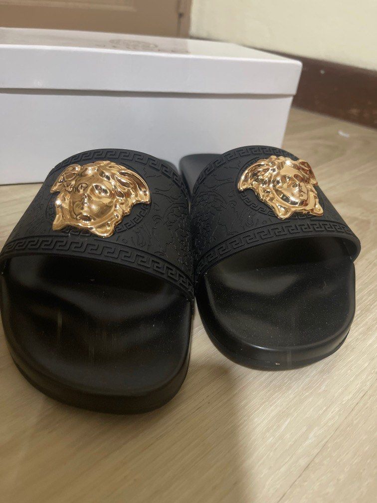 Versace slides, Luxury, Sneakers & Footwear on Carousell