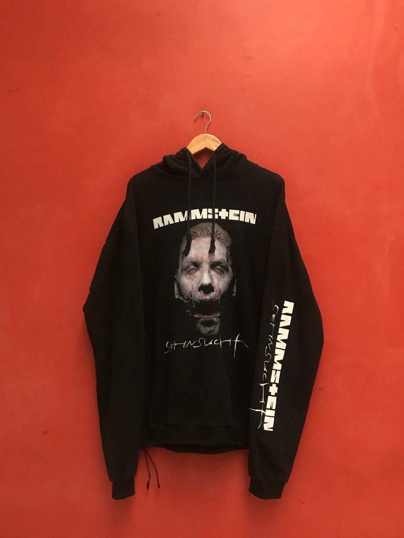 Vetements Rammstein Sehnsucht Hoodie, Men's Fashion, Tops Sets, Hoodies on Carousell