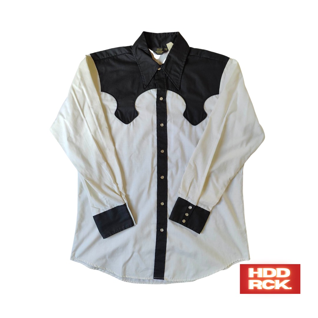 Vintage 70's Sears wool CPO shirt, size M, for men / eaa521450