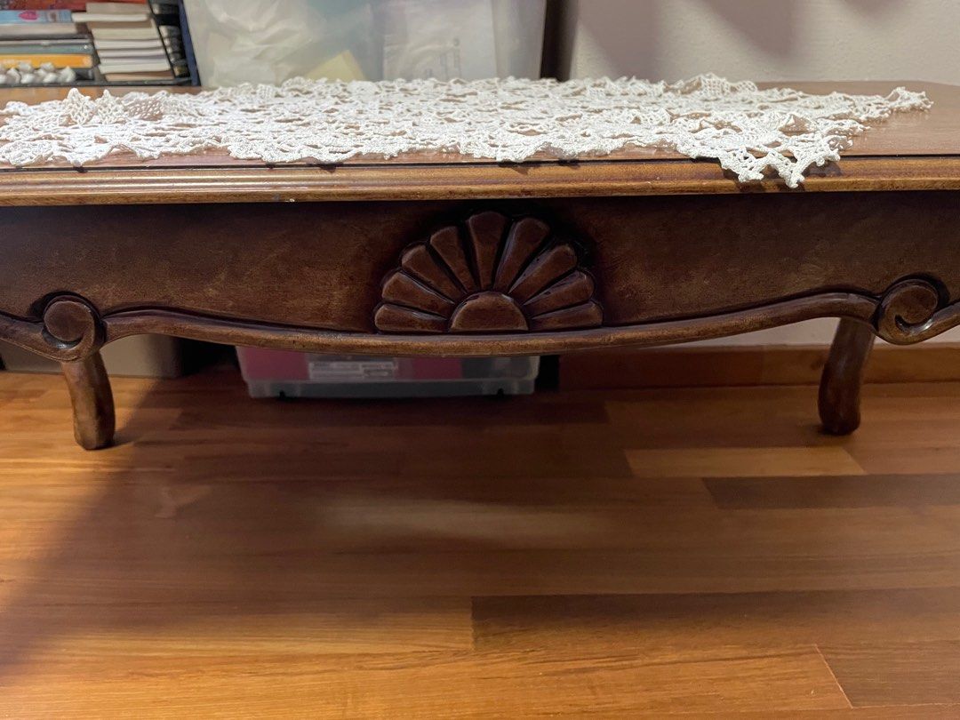 Vintage and colonial look coffee table, Furniture & Home Living ...