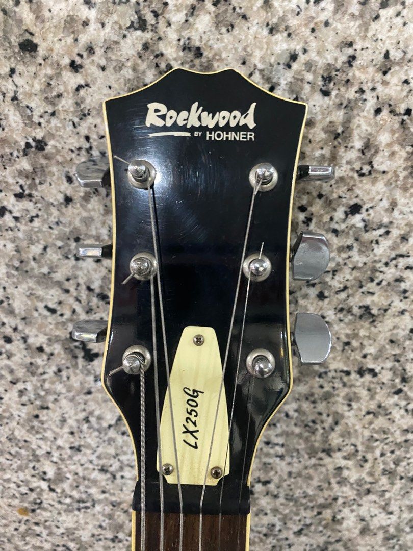 Vintage Hohner Rockwood LX250G Les Paul electric Guitar In Rosewood