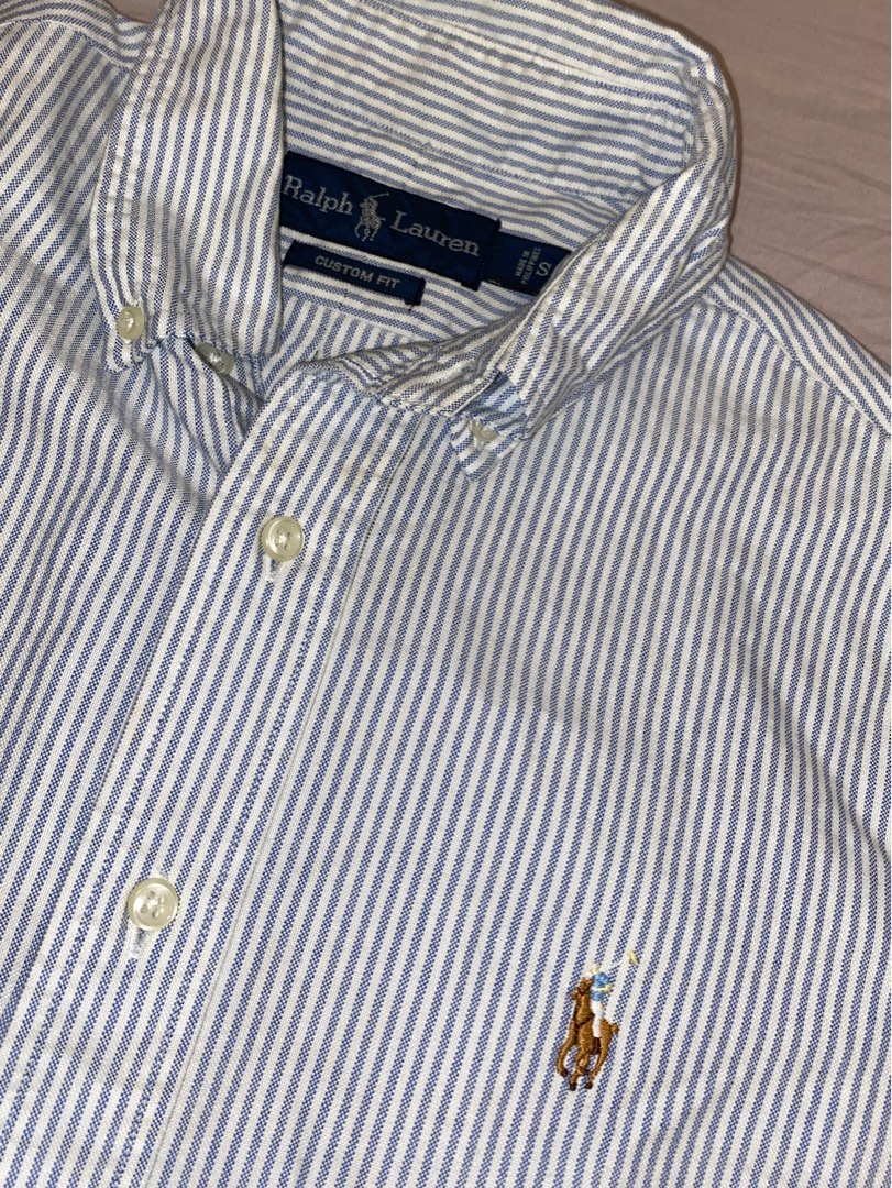 Vintage 90’s Polo Ralph Lauren pink striped long sleeve top