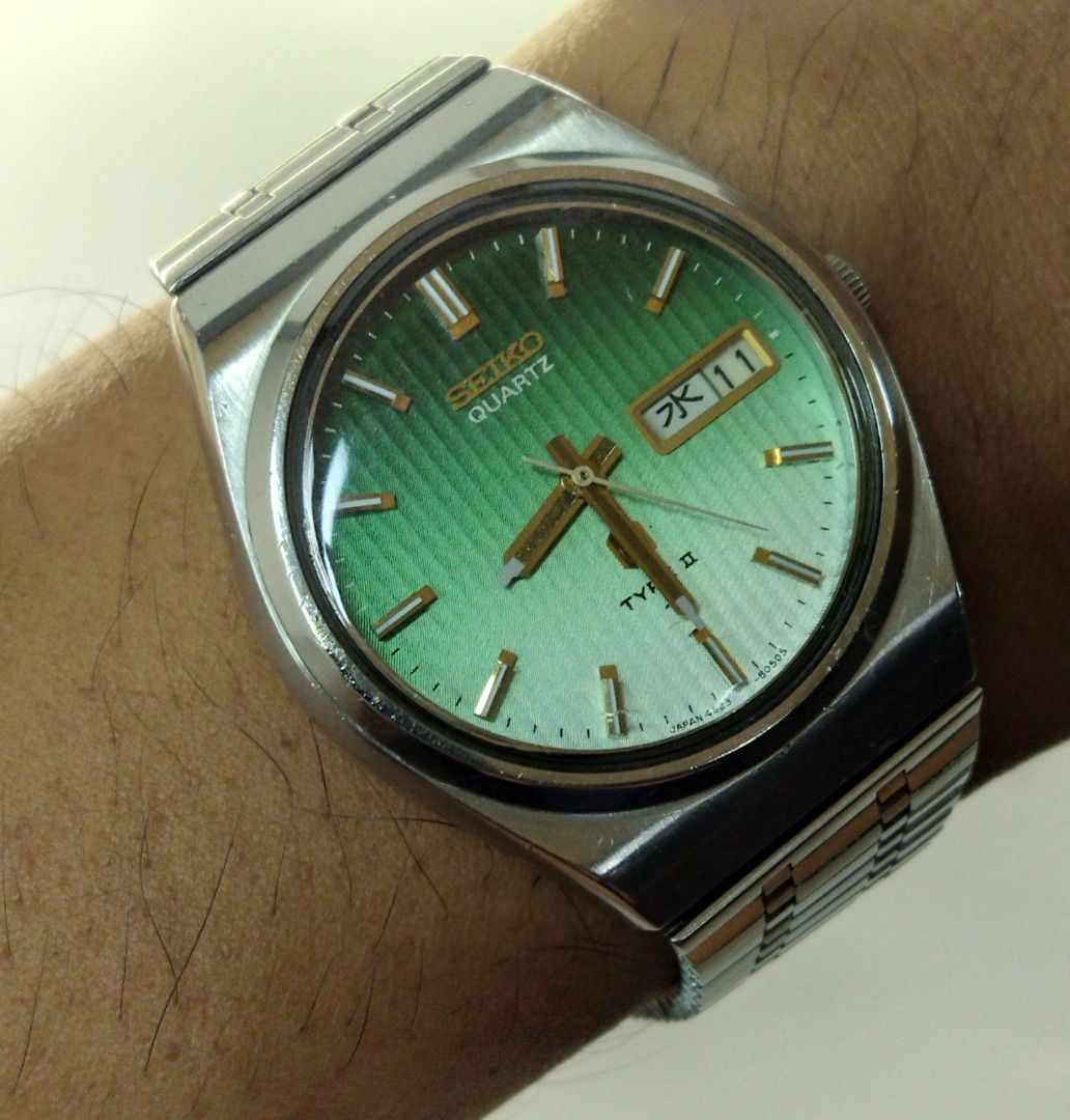 Vintage Seiko 4623 Quartz Type 2 Green dial, Men's Fashion, Watches &  Accessories, Watches on Carousell