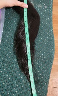 WAVY BLACK HAIR 18"