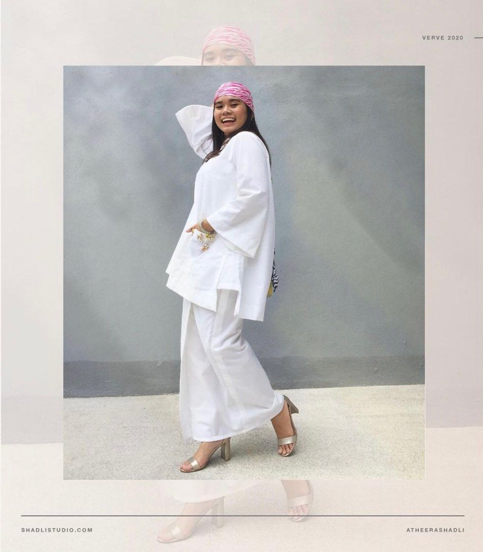 Baju Kurung Putih Modern (White), Women's Fashion, Dresses & Sets
