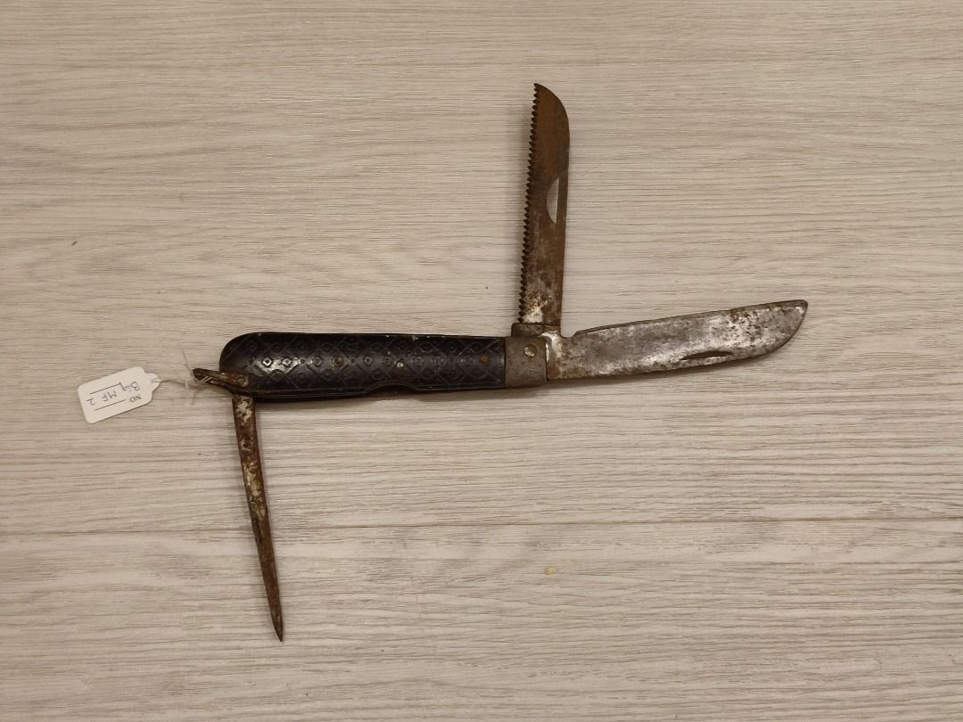 WW2 Era Jack Folding Pocket Knife England, Hobbies & Toys, Memorabilia