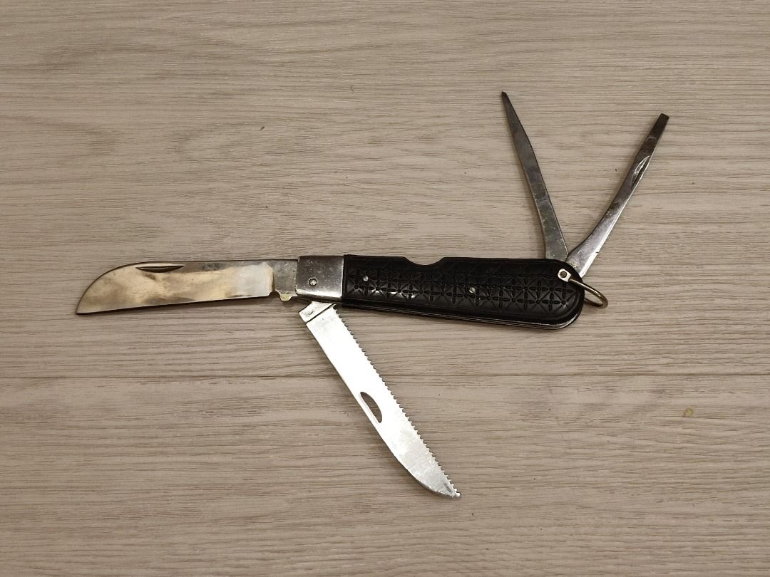 WW2 Style Jack Folding Pocket Knife England, Hobbies & Toys