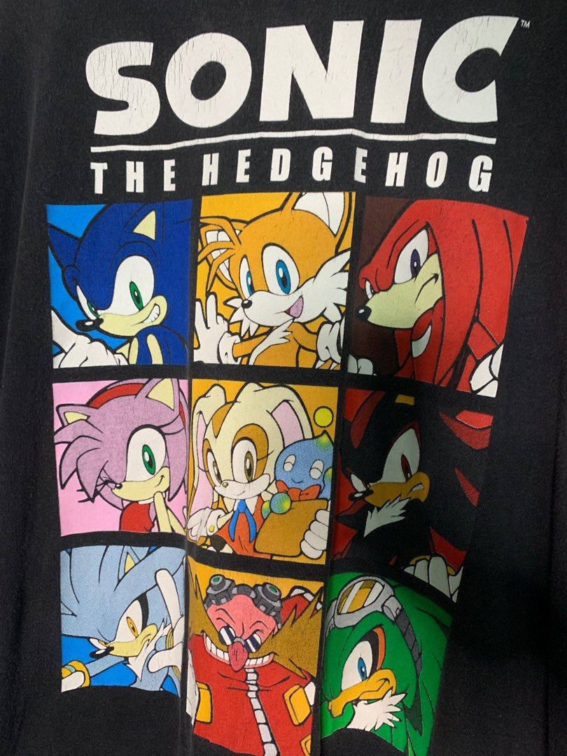 Y2K Sonic The Hedgehog, Men's Fashion, Tops & Sets, Tshirts & Polo ...