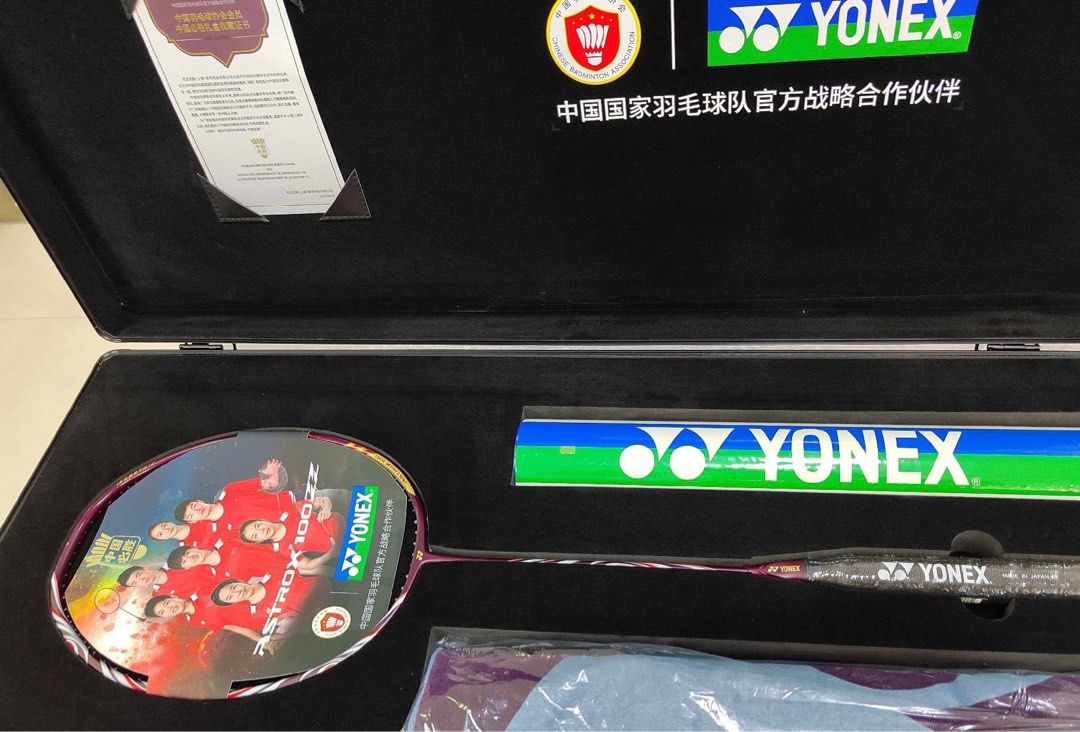 Yonex Astrox 100 zz 特別色，黑禮盒全球限定3000套，獨立編號, 運動