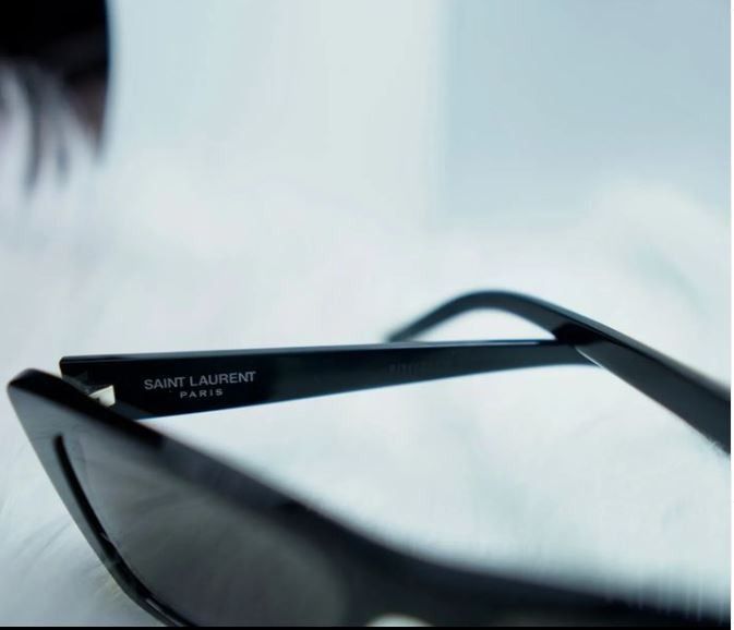 Yves Saint Laurent SL 276 MICA Sunglasses with cat-eye frames and nylon ...