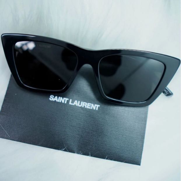 Yves Saint Laurent SL 276 MICA Sunglasses with cat-eye frames and nylon ...