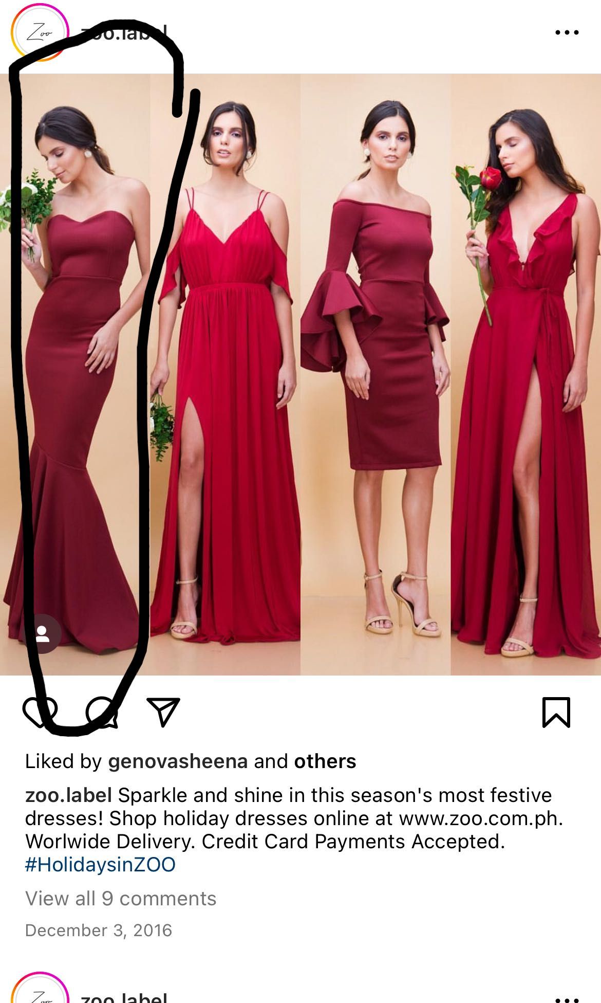 Zoo tube long maroon gown, Women's Fashion, Dresses & Sets, Evening dresses  & gowns on Carousell