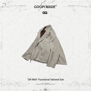 GOOPi X GQ“ZR-M05” Functional Tailored Suit - L-Gray 2號