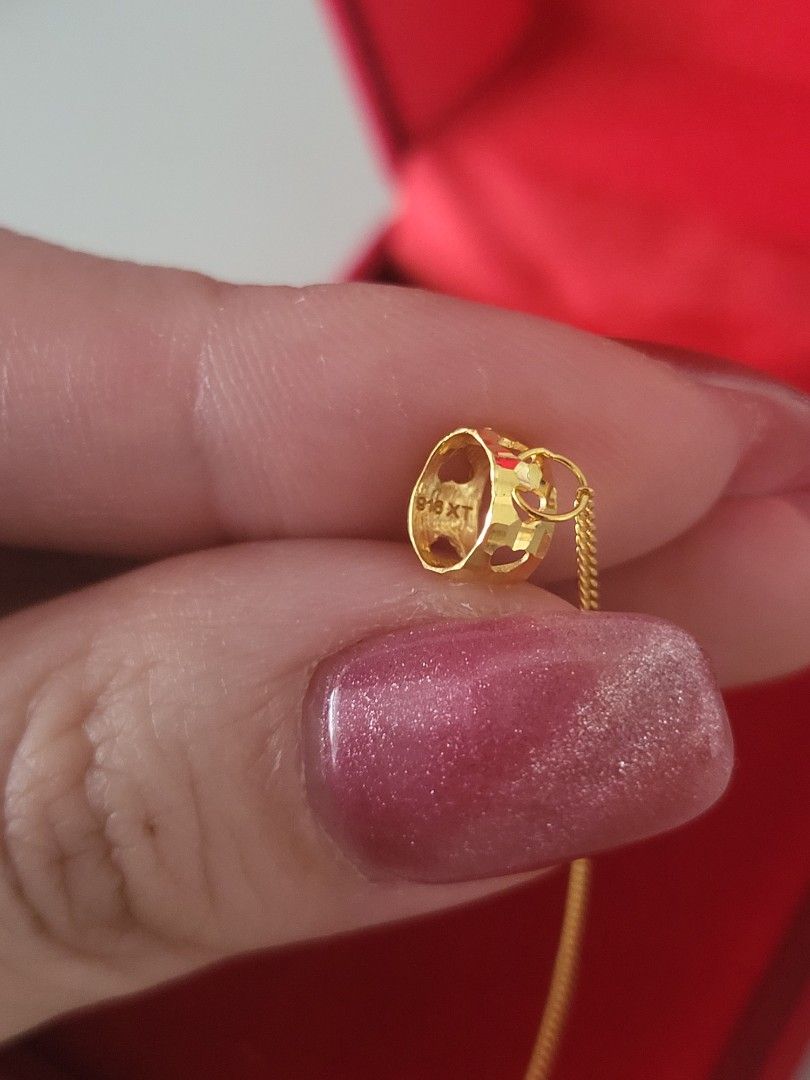 916 Gold Safety Chain for Pandora Bracelet, Women's Fashion, Jewelry