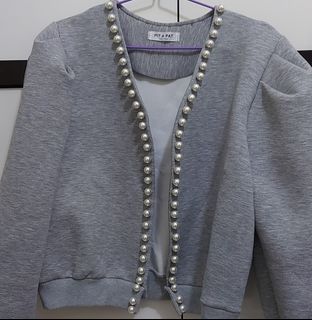韓國珍珠太空棉外套