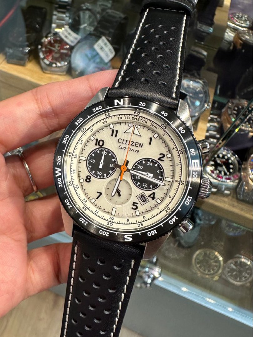 全新行貨有門市CITIZEN ECO-DRIVE WATCH 星晨光動能手錶CA4559-13A, 男