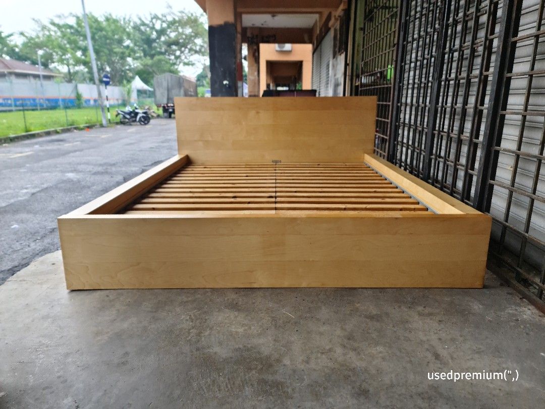 Malm low shop bed frame