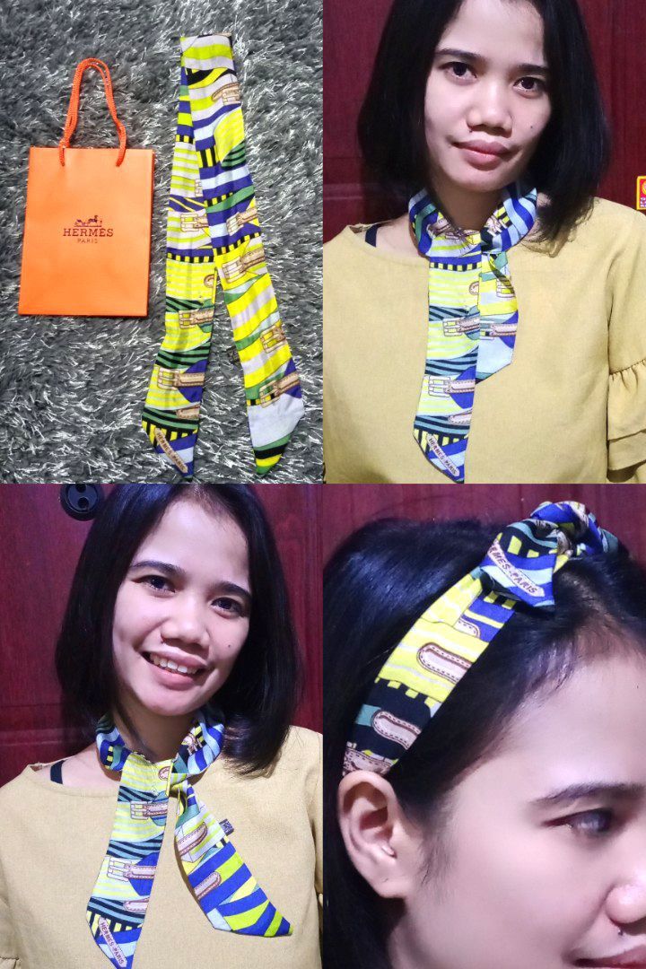 Hermes cheap scarf headband